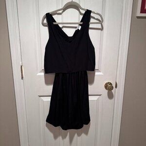 BAR III Black Dress with Bow Back - Size Medium